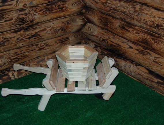 Taczka 25 Wys. 60cm Szer. 42cm Dł. 100cm Cena: 255,50zł brutto